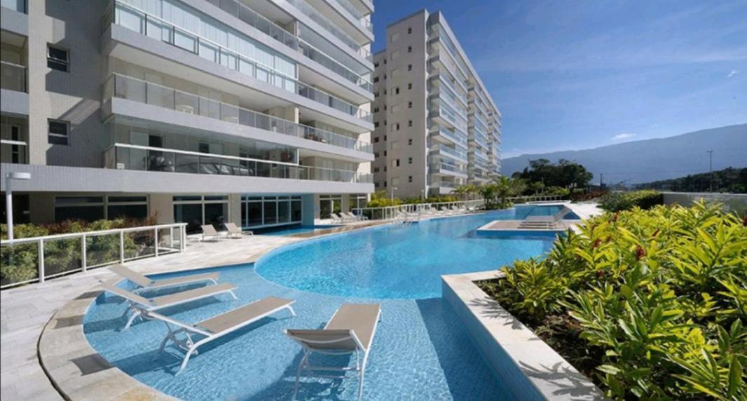 Apartamento Praia Bertioga Frente Mar Apartment Exterior foto