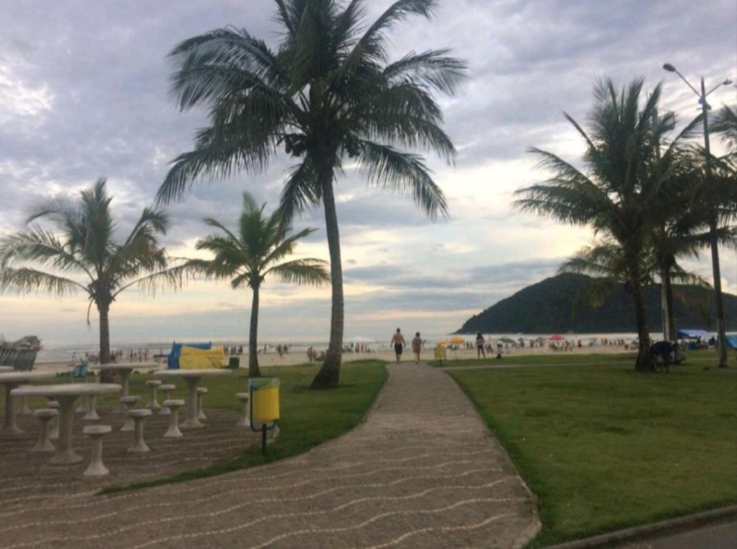 Apartamento Praia Bertioga Frente Mar Apartment Exterior foto